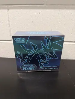 Phantasmal Flames Pokemon Center Exclusive Elite Trainer Box ETB Sealed - Image 1