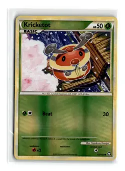 Pokemon tcg Triumphant #65/102 Kricketot Common - Image 1