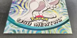 2000 Topps Pokemon TV Animation Series 3 Mewtwo Blue Logo #150 - Image 2