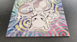 2000 Topps Pokemon TV Animation Series 3 Mewtwo Blue Logo #150 - Image 4