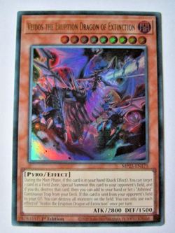 Yugioh! Veidos Dragon of Extinction Mp25-En175 Ultra Rare Near Mint! - Image 1