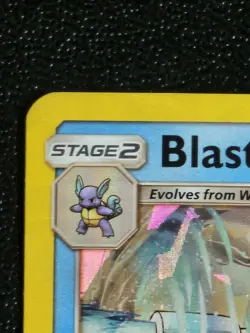 Pokemon TCG Blastoise Sun & Moon Team Up Card 25/181 Cracked Ice Holo - Image 2