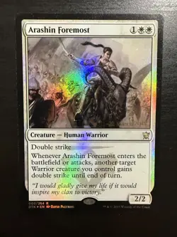 Arashin Foremost 3 - R - Prerelease Cards - Foil - MTG - LP - Image 1