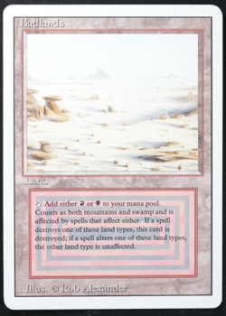 Badlands Magic Card Dual Land Revised MTG Reserved List - Image 3