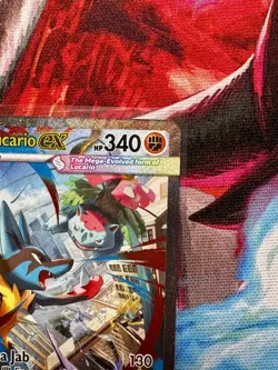 Pokemon TCG Mega Lucario EX 179/132 SIR : Mega Evolutions Pokemon Card - Image 3