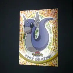 Dratini #147 - SILVER HOLO - Topps BLUE LOGO - TV SERIES - POKEMON CARD - NM/LP - Image 1