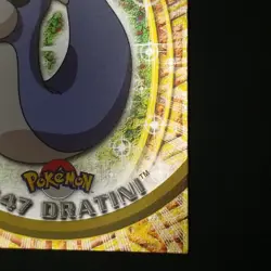 Dratini #147 - SILVER HOLO - Topps BLUE LOGO - TV SERIES - POKEMON CARD - NM/LP - Image 4