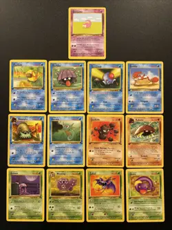 Pokemon 1st Edition Fossil 13 Card Lot - Image 1