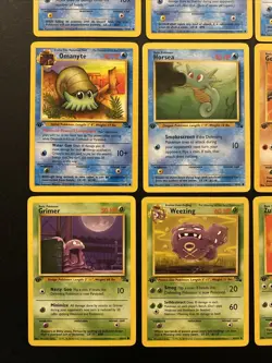 Pokemon 1st Edition Fossil 13 Card Lot - Image 3