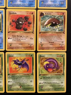 Pokemon 1st Edition Fossil 13 Card Lot - Image 4