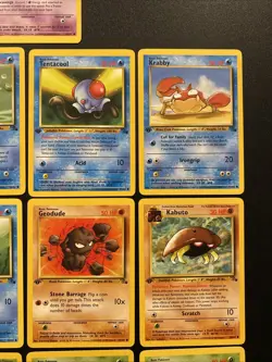 Pokemon 1st Edition Fossil 13 Card Lot - Image 5