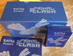 Pokemon TCG - Opened Kyogre ETB Box With Player Guide + 29 Card Sleeves - Image 2