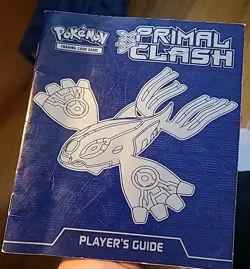 Pokemon TCG - Opened Kyogre ETB Box With Player Guide + 29 Card Sleeves - Image 4