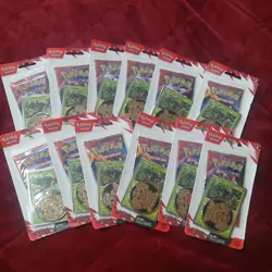Pokemon Brilliant Stars Flapple promo card Checklane Blister 12 Booster Packs - Image 1