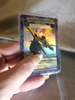 Digimon Digi Dragon Battle Imperialdramon DW-03 HOLO FOIL Promo Card, NEW/sealed - Image 1