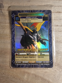 Digimon Digi Dragon Battle Imperialdramon DW-03 HOLO FOIL Promo Card, NEW/sealed - Image 4
