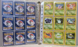 Vintage Pokemon Binder ~150 cards (1st Ed, rares) + PSA 9 graded - Image 5