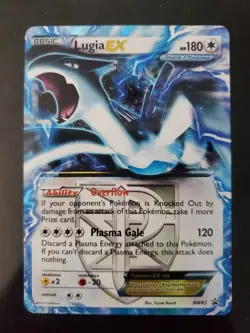 Lugia EX Team Plasma BW83 Holo Black White Black Star Promo Pokemon TCG Card NM - Image 1