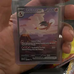 Pokemon TCG Charizard EX 151 Ultra Rare Card Scarlet & Violet Series 199/165 NM - Image 1