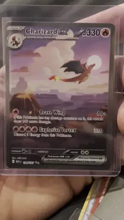 Pokemon TCG Charizard EX 151 Ultra Rare Card Scarlet & Violet Series 199/165 NM - Image 2