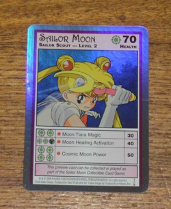 Sailor Moon Collectible Holo Foil Game Card - Sailor Scout Level 2 #1 - Image 1
