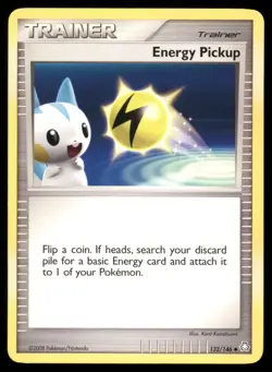 Energy Pickup 132/146 Legends Awakened Regular Pokemon Card Moderately Played MP - Image 1