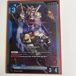 Gundam Card Game - Gundam ST01-001 LR Raw Near Mint/Mint - Image 2