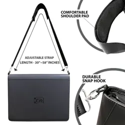 Pro365 1000+ Trading Card Binder / 16 Pockets On Each Page / Plus Shoulder Strap - Image 3