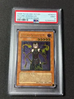 Yugioh PSA 9 Allure Queen LV5 CDIP-EN007 1st Edition Ultimate Rare Clean Card - Image 1