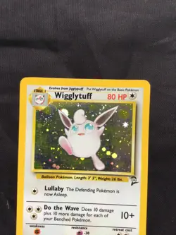 Pokemon Cards: Base Set 2 Rare Holo: Wiiglytuff 19/130 - Image 2