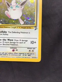 Pokemon Cards: Base Set 2 Rare Holo: Wiiglytuff 19/130 - Image 5