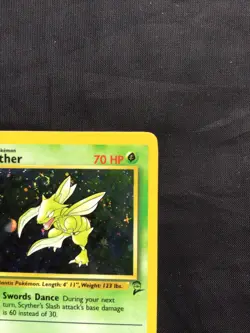Pokemon Cards: Base Set 2 Rare Holo: Scyther 17/130 - Image 4
