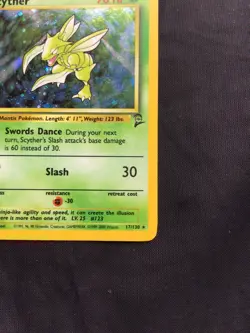 Pokemon Cards: Base Set 2 Rare Holo: Scyther 17/130 - Image 5