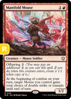 MTG Manifold Mouse BLB R c Mouse Soldier NM - Image 1