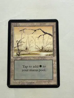 MTG Swamp (B) Alpha Magic the Gathering - Image 1