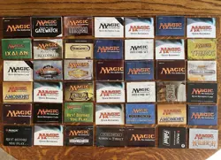 42 Magic the Gathering Poster / Booklet Reference Inserts!!! - Image 1