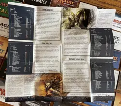 42 Magic the Gathering Poster / Booklet Reference Inserts!!! - Image 3