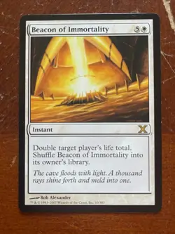 MTG Magic the Gathering Beacon of Immortality Tenth Edition LP/NM - Image 1