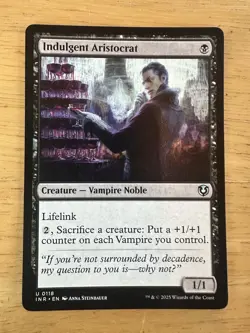 INDULGENT ARISTOCRAT Innistrad Remastered #118 INR(NM+)(MTG) - Image 1