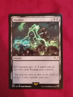 MTG Magic the Gathering Mutilate (203/657) Warhammer 40,000 LP - Image 1