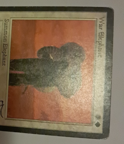 War Elephant MP/HP Arabian Nights MTG Magic the Gathering - Image 3
