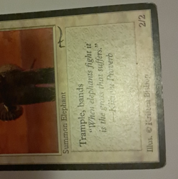 War Elephant MP/HP Arabian Nights MTG Magic the Gathering - Image 4