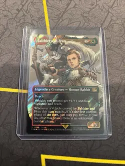 Balthier and Fran (0538) (Borderless) (Surge Foil) Final Fantasy Foil MTG - Image 1