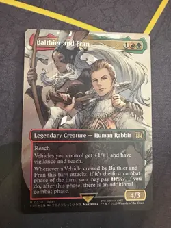 Balthier and Fran (0538) (Borderless) (Surge Foil) Final Fantasy Foil MTG - Image 3