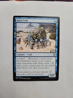 MTG - Ruin Crab Zendikar Rising Regular Uncommon #075 - Image 1