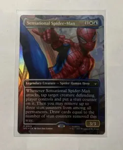 Sensational Spider-Man (Borderless) Marvel's Spider-Man FOIL MTG-0025 - Image 1