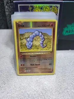 Pokemon TCG Onix Evolutions Reverse Holo Card 61/108 2016 - Image 1