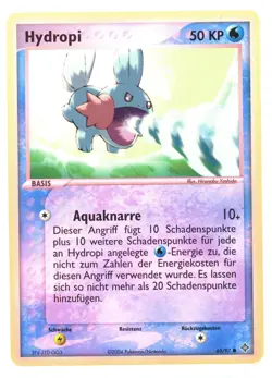 Hydropi / Mudkip - 65/97 EX Drache - Reverse Holo DE NM Pokemon - Image 1