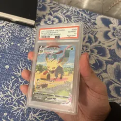 FA/LEAFEON VMAX EEVEE HEROES-HYPER POKEMON JAP SWSH EEVEE HEROES 2021 089 PSA 10 - Image 2