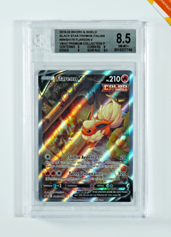Pokemon BGS 8.5 Flareon #SWSH179 Premium Collection Promo 2019 Italiano - Image 1